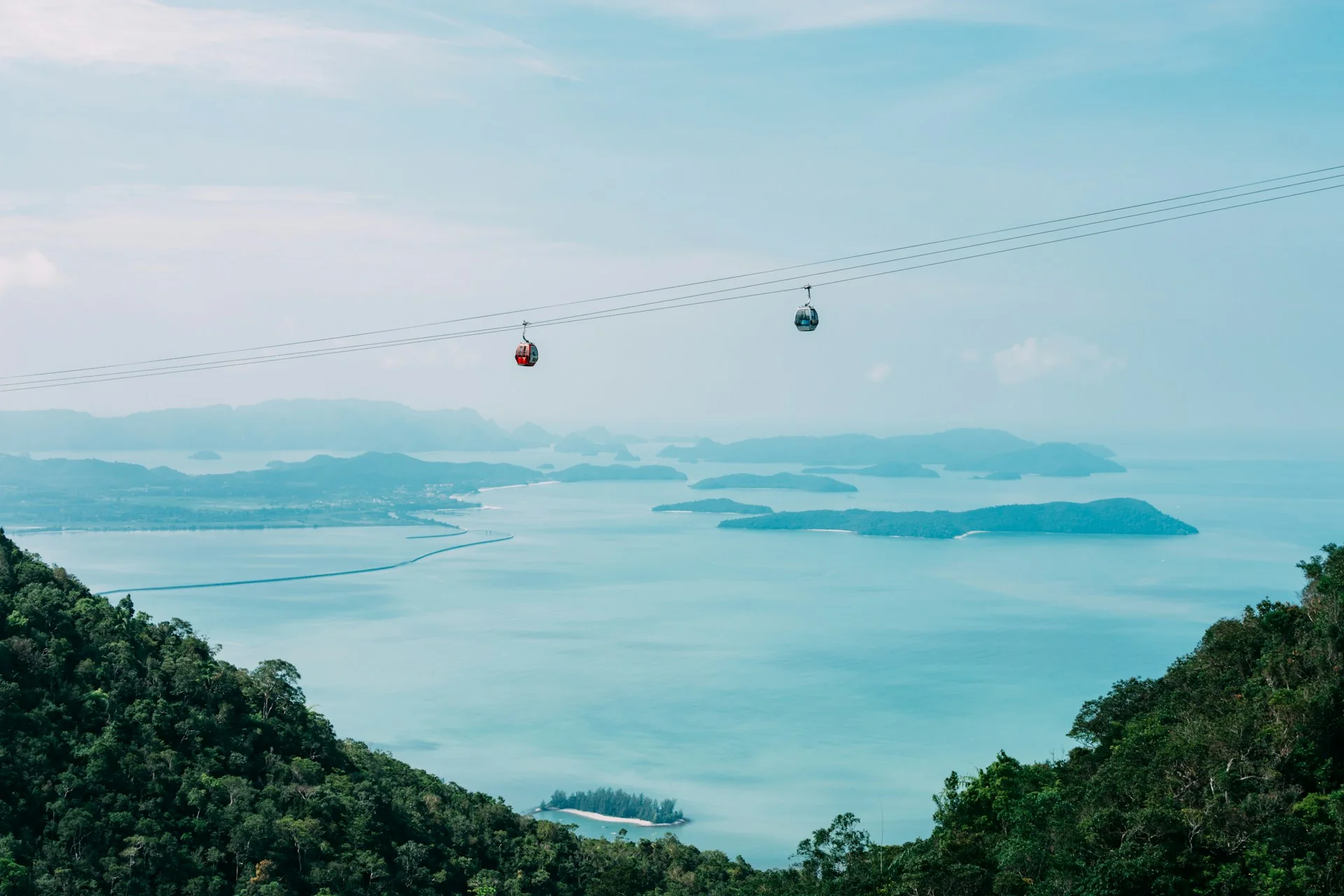 Langkawi adasında tropik manzara
